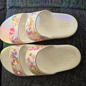 Crocs Womens Colorful Slide Sandals